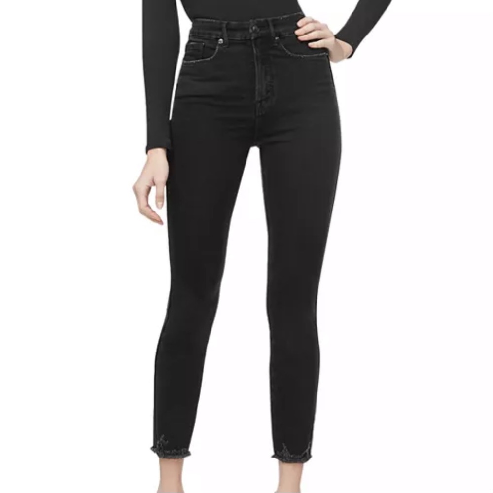 Good American Good Curve Crop Skinny Jeans
